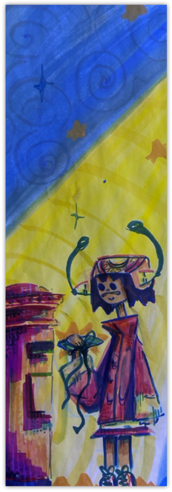 Student-designed bookmark — KGS Third Year x DEBRA 2026